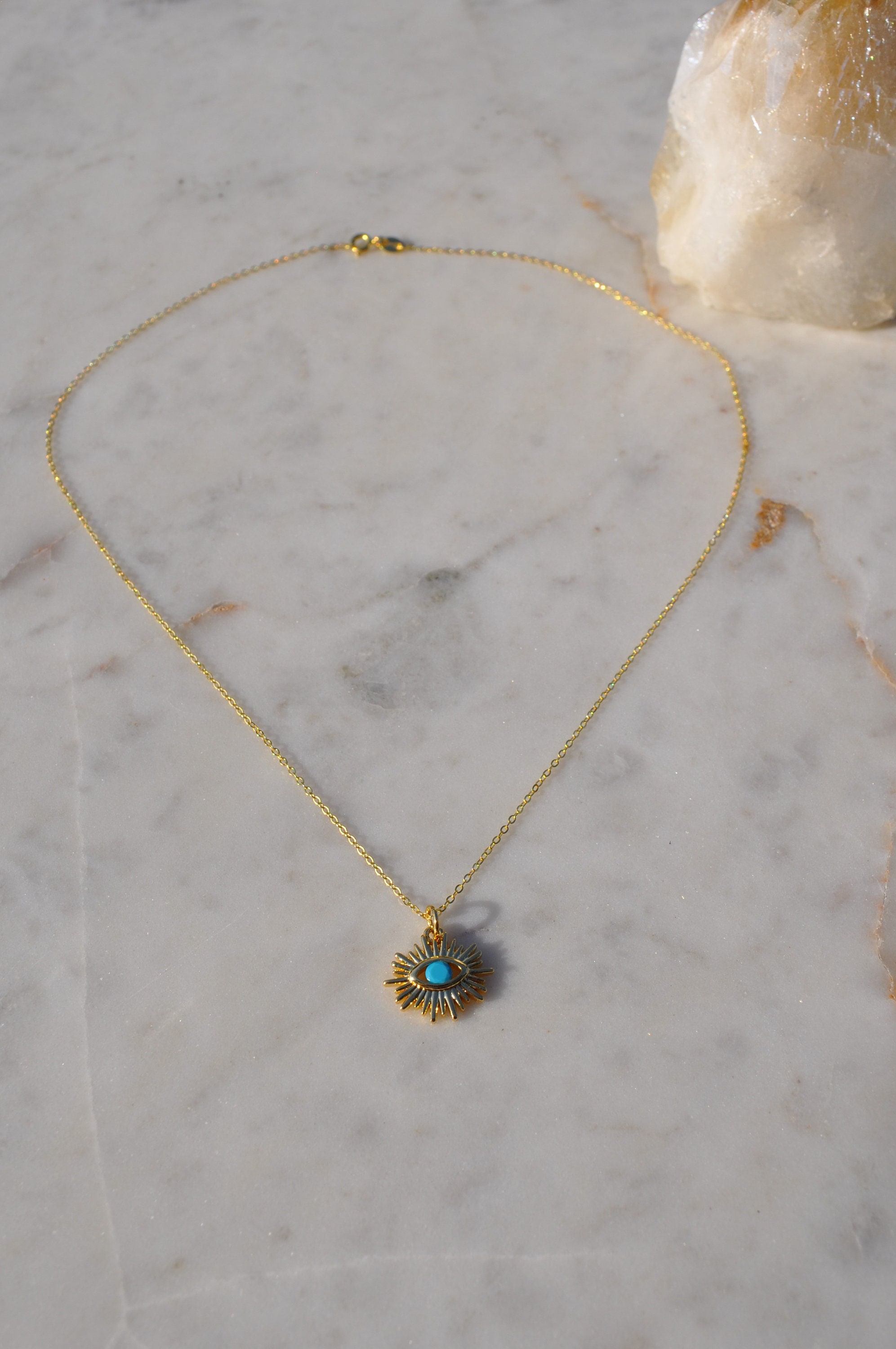 Gold charm necklace Etsy