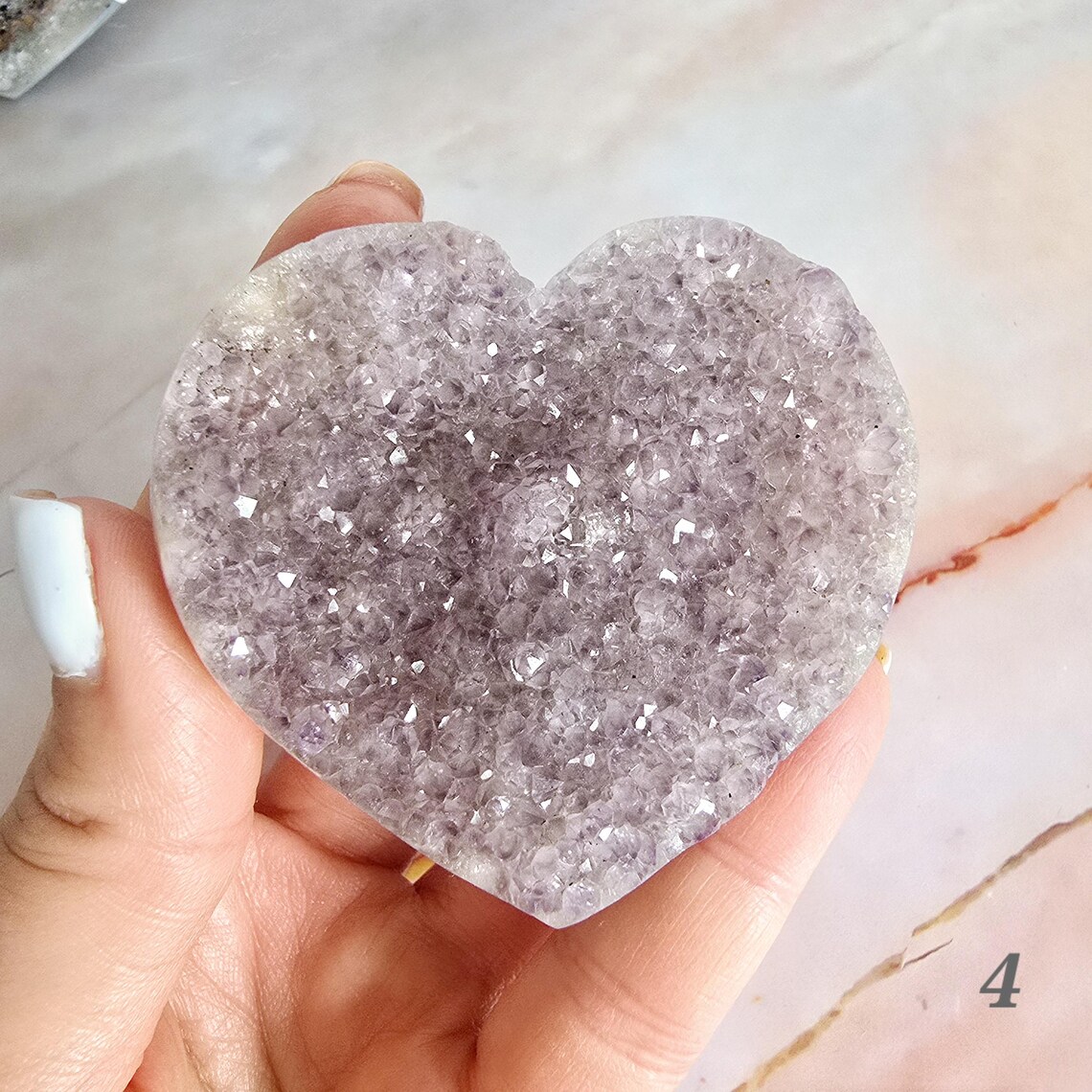 Geode Heart Agate Geode Heart, Natural Formation Sparkling Druzy Crystal Geode - Etsy