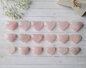 Rose Quartz Crystal Heart: Valentine's Day Love Gift