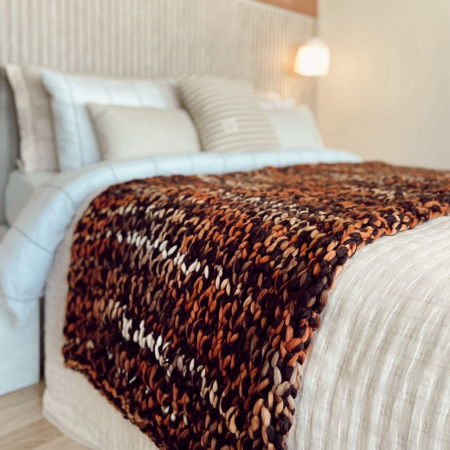 Bed Runner Crochet Bed Runner Hand knitted Bed Runner Bed Scarf