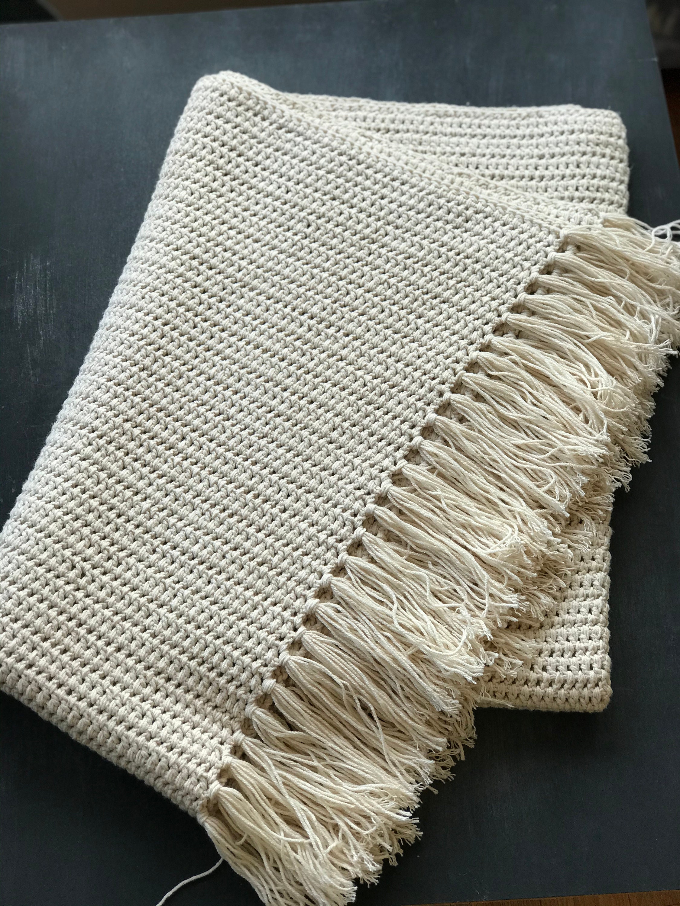 Cozy blanket hand knitted stylish blanket made from very fine Etsy