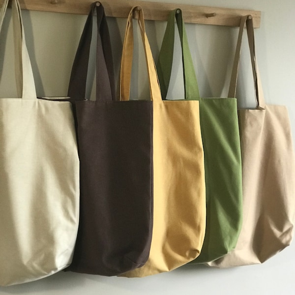 Linen Tote Bag, Linen Shoulder Bag, Beach and Shopping Bag, Weekender Bag, Gift For Her, Natural Linen Bag, Double Layer Linen Tote Bag