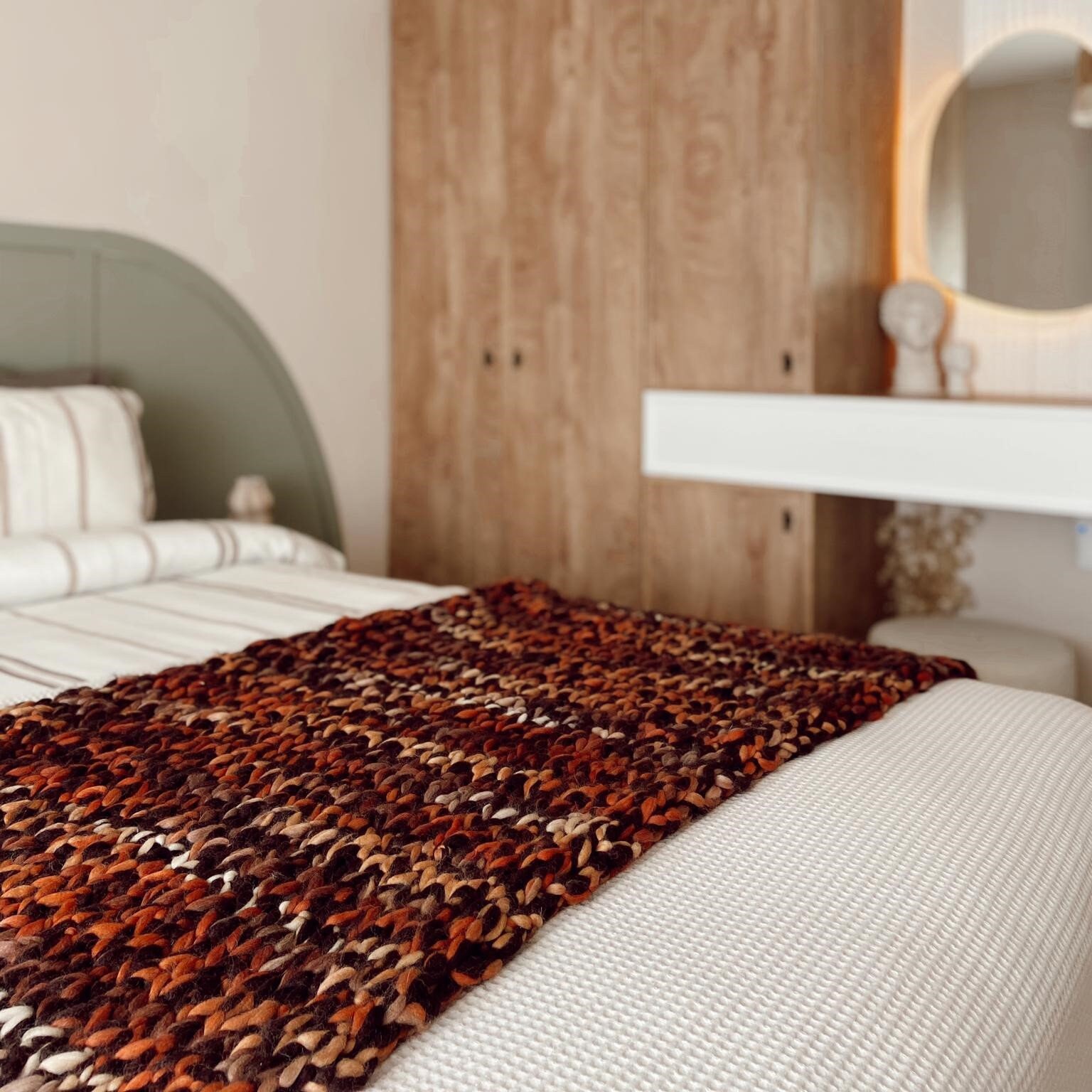 Bed Runner Crochet Bed Runner Hand knitted Bed Runner Bed Scarf