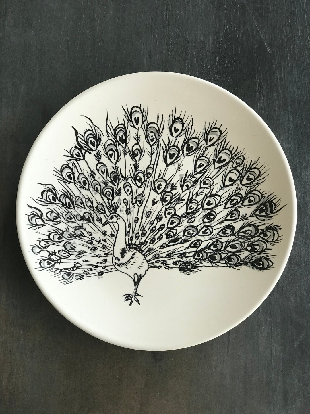 Decorative Wall Plates, Minimalist Decor, Hand Painting, Home Decor