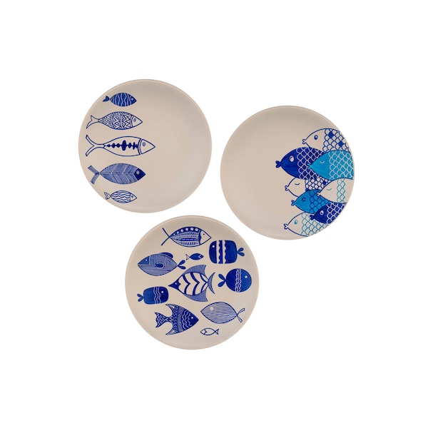 Decorative Fish Plates Etsy