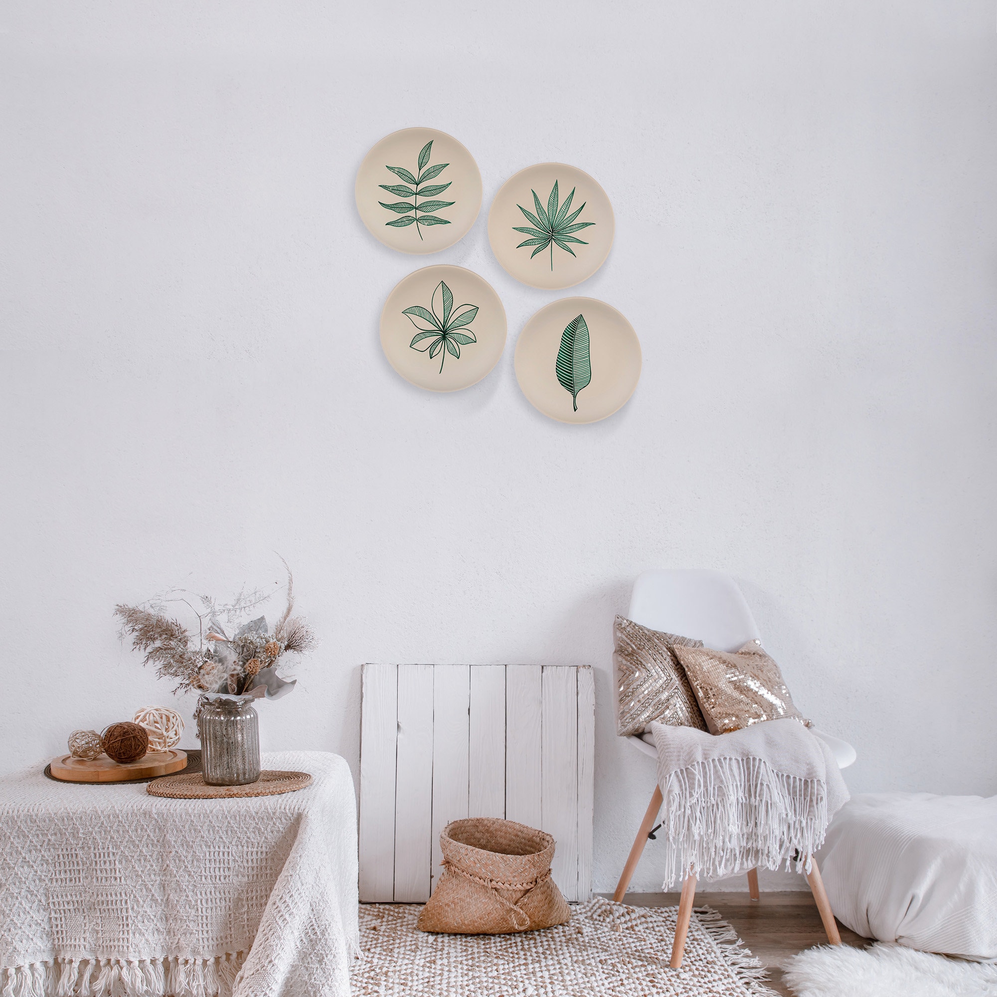 Wall Plates Hand Painted Decorative Wall Plates Host Gifts - Etsy