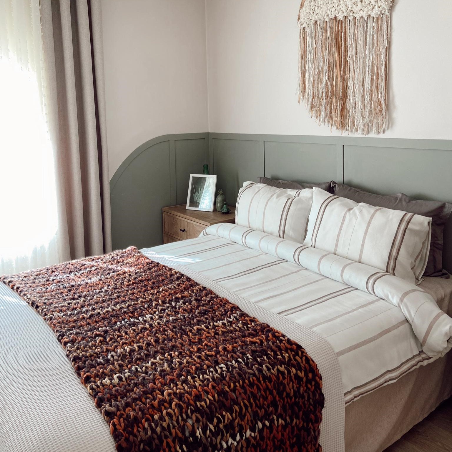 Bed Runner Crochet Bed Runner Hand knitted Bed Runner Bed Scarf