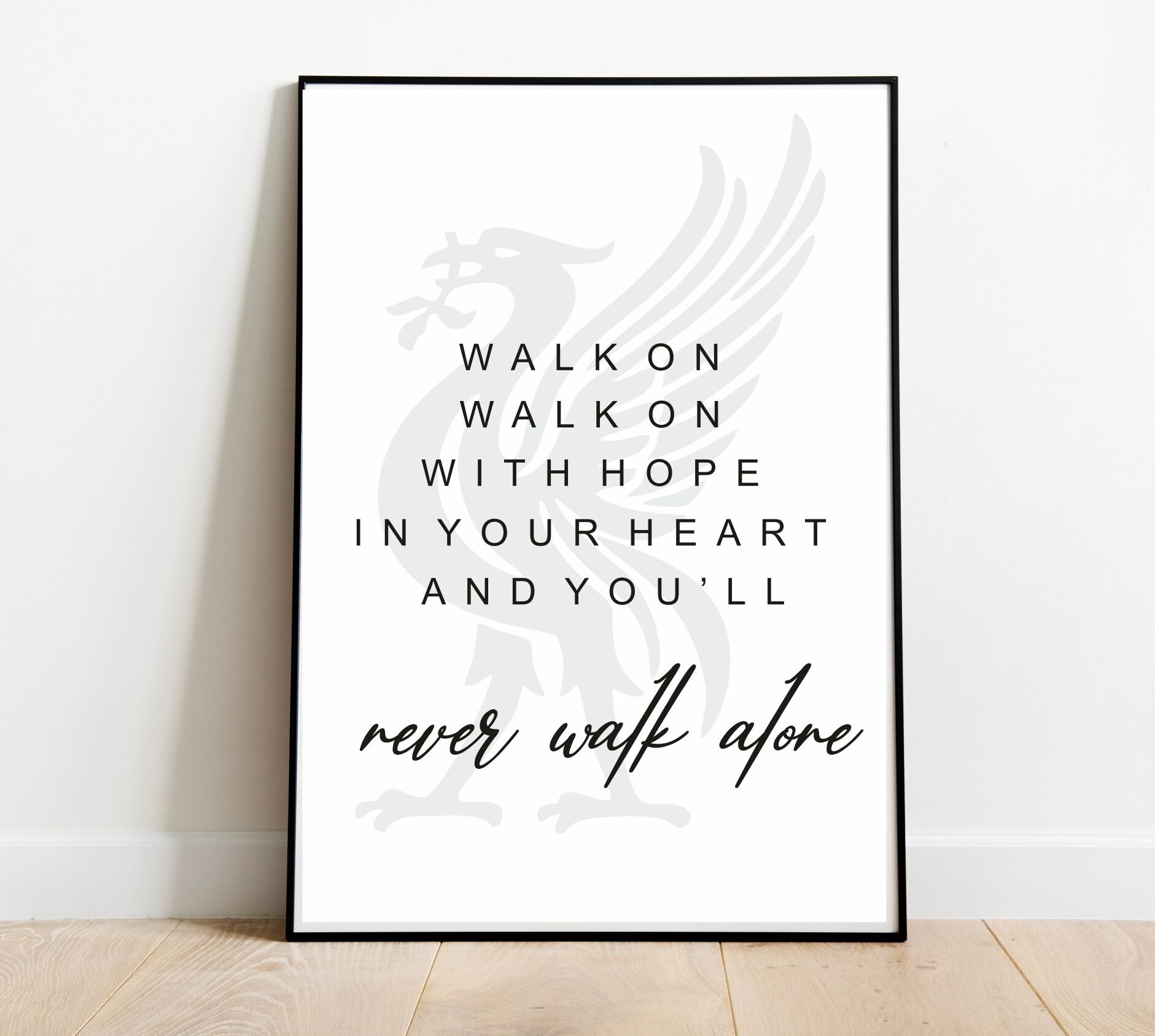 You Ll Never Walk Alone Wall Stickers Home Decor Etsy