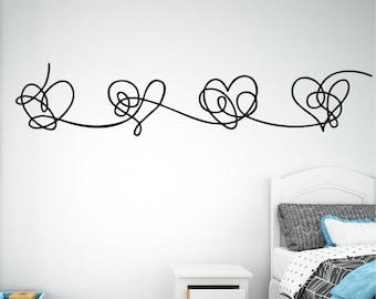BTS Love Yourself Wall Sticker K pop wall art decor BTS Vinyl Love Yourself Her Tear Answer Heart  - Sticker Vinyl