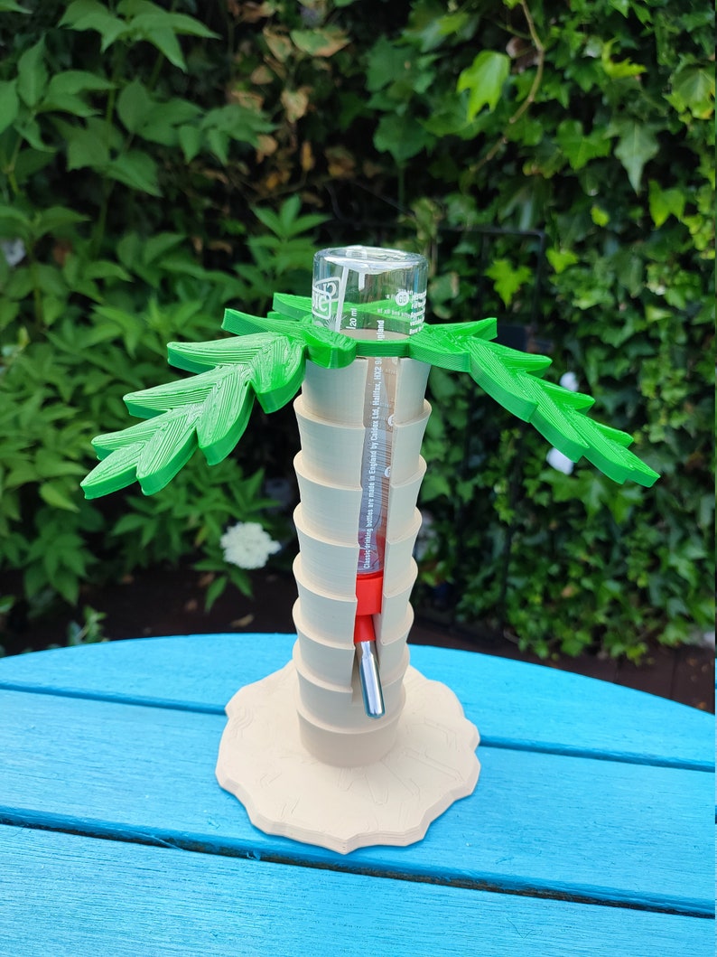 3D Printed Palm Tree Hamster Water Bottle Rat Water Bottle Etsy