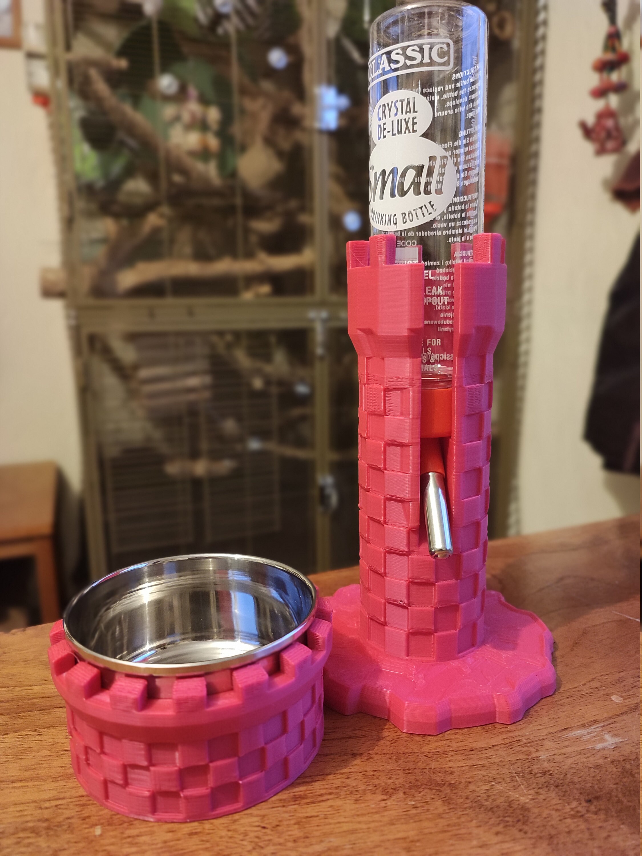 Hamster/rat Water Bottle and Food Bowl Set. 3D Printed. Etsy UK