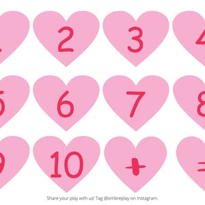 Valentinstag Karte Alphabet Printable DIGITAL Download / Kindergarten, Montessori, Homeschool, Lernressourcen, frühe Kindheit