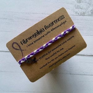 Awareness Bracelets, Cancer Silver Ribbon Bracelets, Braided Bracelets, Great for Showing Your Support of Loved Ones, Perfect for gift image 3