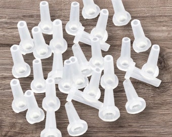30 vástagos de silicona de repuesto para minifiguras / Platos Nora Fleming / Bricolaje / Minifiguras falsas