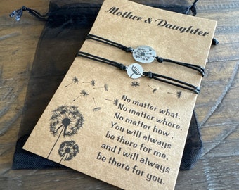 Mother / Daughter long distance “be there for you” matching friendship bracelets