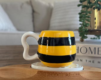 Cute! NF DUPE Ceramic Bumblebee Toothpick Holder Mini / Sitter
