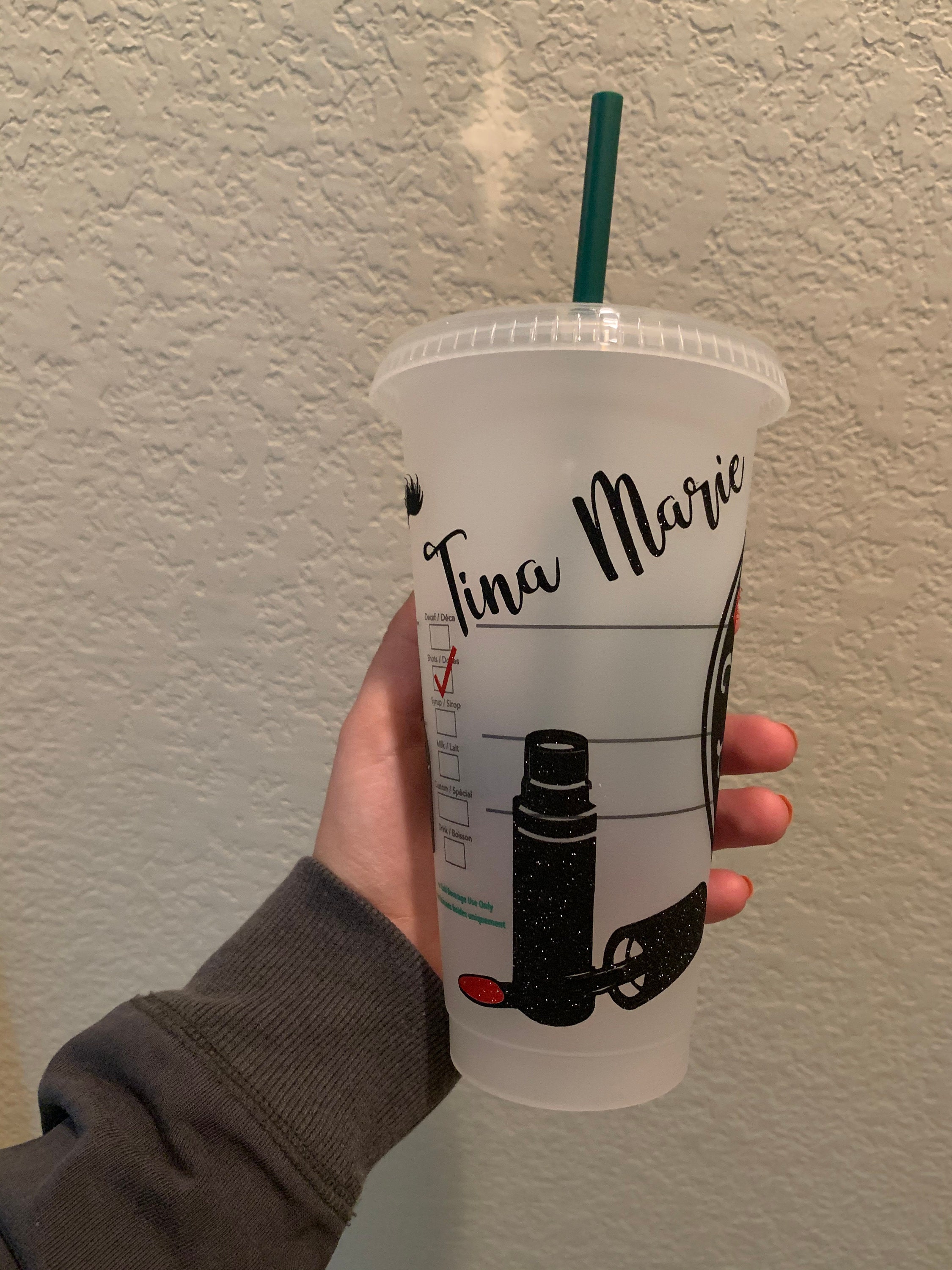 CUSTOMIZED - Starbucks Reusable Cup - Etsy
