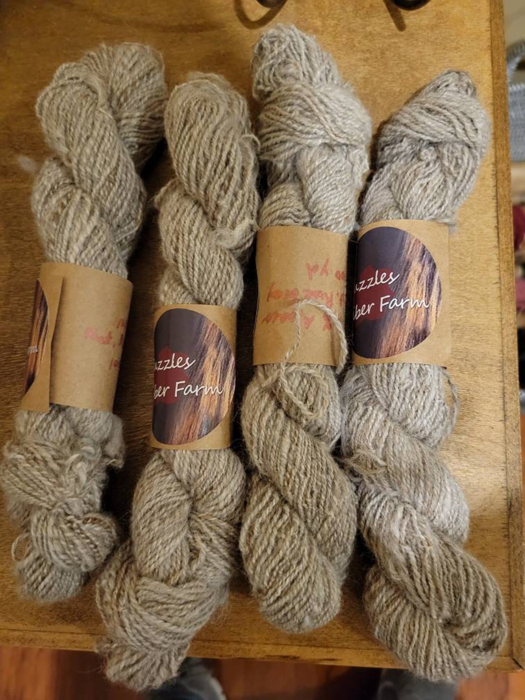 Handspun Alpaca Yarn, Natural Rose Grey, DK Weight, 100 Yard Skein - Etsy