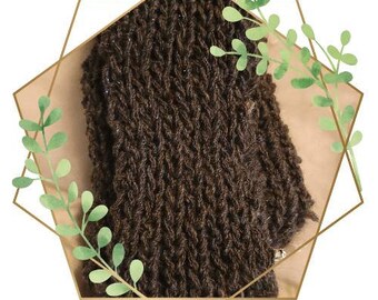 Handcrafted Warm Alpaca Scarf for Men or Women