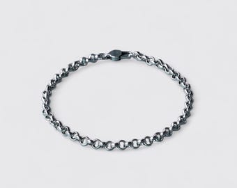 925 Sterling Silver Anklet · Adjustable Unisex Design · Modern Minimalist Jewelry · Elegant Accessory · Gift for Him or Her.
