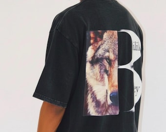 Wolf summer shirt∙ Summer shirt∙ Fashion shirt∙ Seasonal shirt∙  Vacation shirt ∙Clothing Wolf Lover∙Valentines Gift ∙Made London.