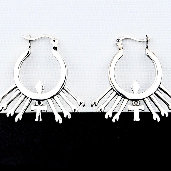 Pendientes Anton∙Pendientes Antiguo Egipto∙Joyería de plata∙Accesorio Antiguo∙Regalo para ella∙Joyería de Plata∙Regalos para el∙Joyeria Fina