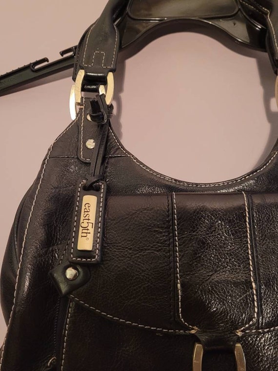 Early 2000s East 5th Leather Black Bag - image 4