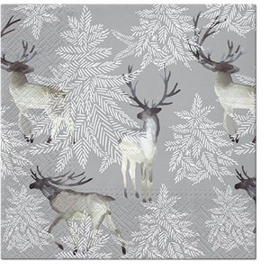 Decoupage Paper, Decoupage Napkins, Decoupage Napkins Christmas, Decoupage Napkins Animals, Christmas Napkins, Two Luncheon Napkins, Crafts