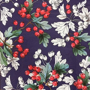 Guardanapos de decoupage, papel de decoupage, papel de decoupage para móveis, guardanapos de decoupage florais, guardanapos de papel flores, dois guardanapos de almoço