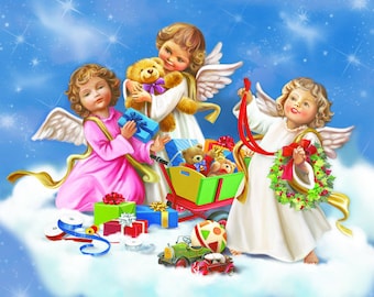 Servilletas Decoupage, Papel Decoupage, Servilletas Decoupage Angel, Servilletas Decoupage Vintage, Servilletas de Papel para Decoupage, Paquete de 20 Servilletas