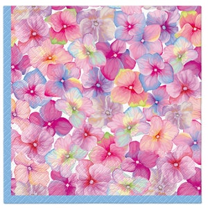 Dois guardanapos de decoupage, decoupage, guardanapos de decoupage florais, guardanapos de decoupage primavera, decoupage dois guardanapos de almoço frete grátis