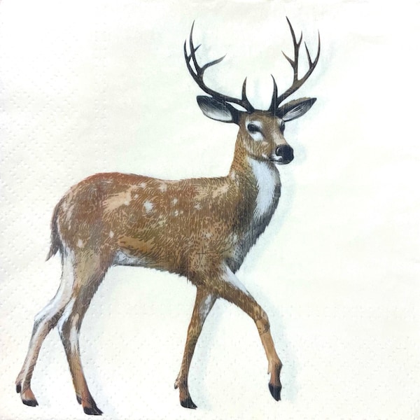 Decoupage Napkins, Decoupage Paper, Decoupage For Furniture, Decoupage, Napkins, Napkins For Decoupage, Fall Napkins, Deer Napkins, Two