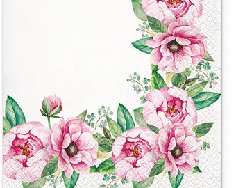 Decoupage Napkins, Decoupage Paper Napkins, Paper Napkins for Decoupage, Flower Paper Napkins, Decoupage Napkins Floral, Two Lunch Size