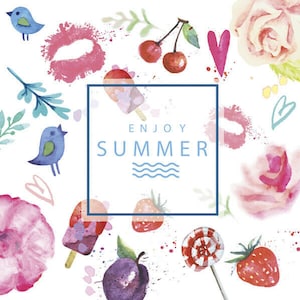 Paper napkins two individual decoupage napkins paper luncheon decoupage napkinssummer fruit from usa art