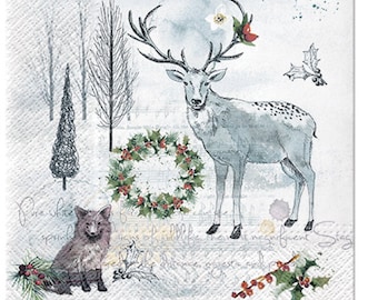 Decoupage Napkins, Decoupage Paper, Decoupage Napkins Christmas, Decoupage Napkins Vintage, Paper Napkins For Decoupage, Two Luncheon Napkin