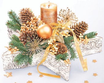 Papieren kerstservetten decoupage, kerstlunchservet voor kunst, scrapbooking, junkjournaling, twee enkele servetten