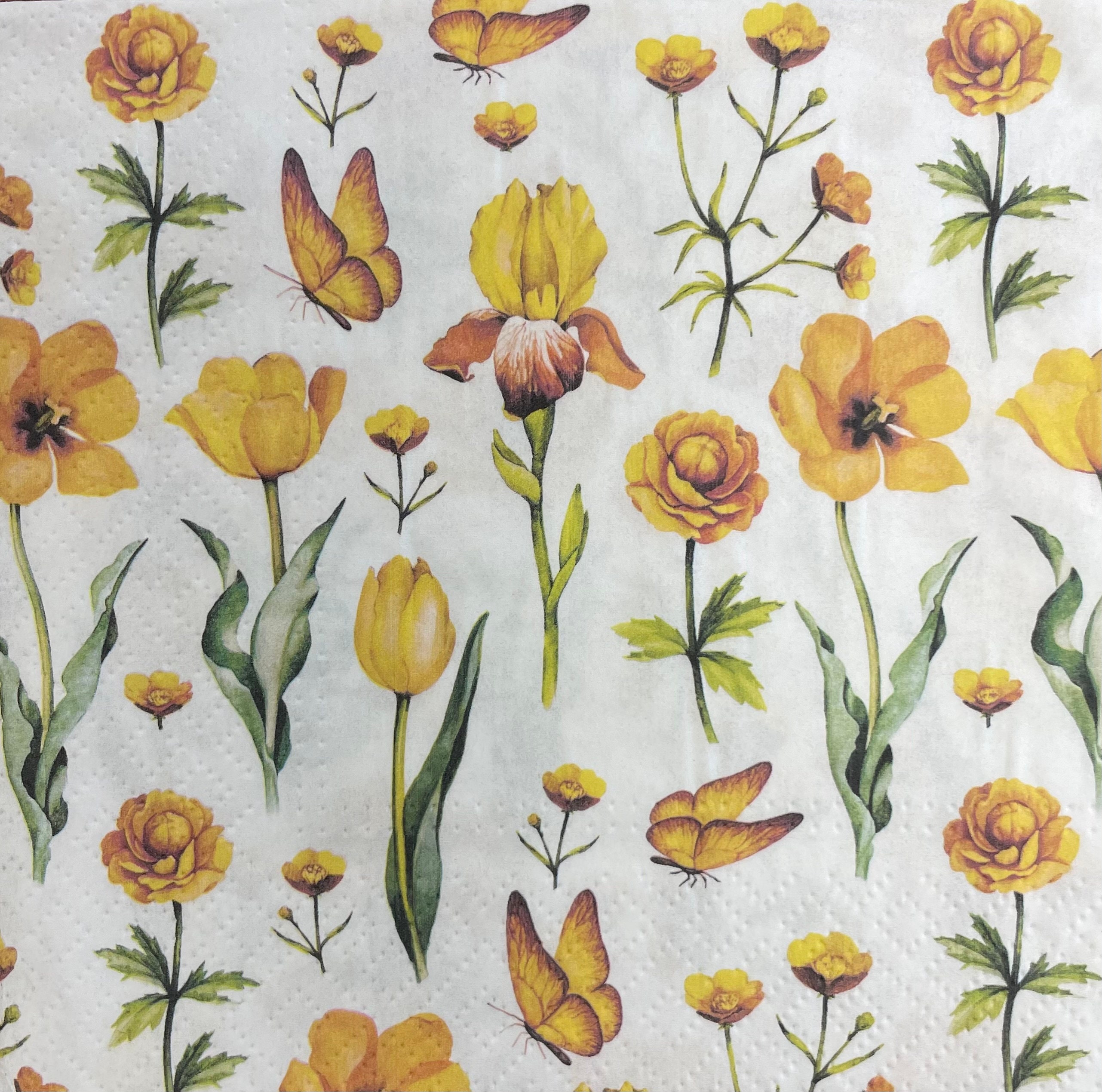 Decoupage Napkins Vintage Decoupage Napkins Decoupage Etsy