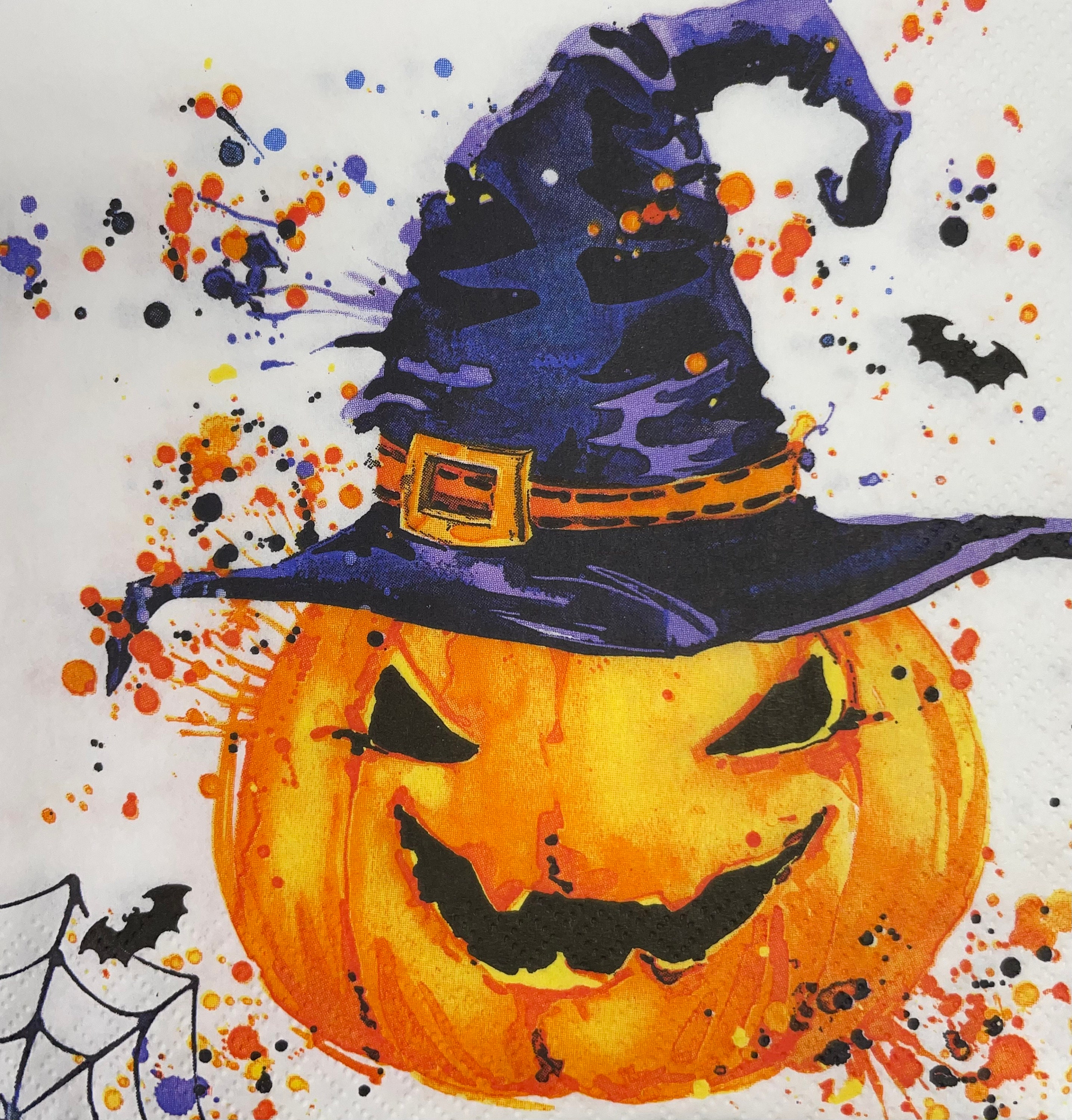 Decoupage Napkins Decoupage Napkins Halloween Decoupage Etsy