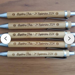 Personalized pen wedding guest gift baptism gift witness gift wedding pen image 6