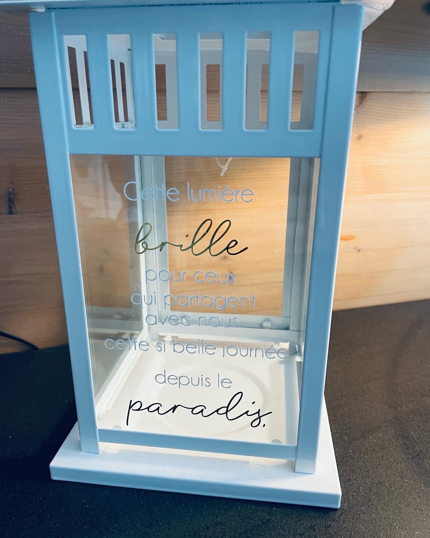 Stickers Pour Lanterne Mariage, Stickers Souvenir Défunt Mariage, Autocollant Mariage Pensées