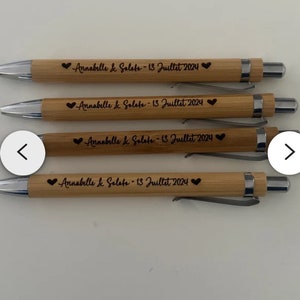 Stylo personnalisé cadeau invité mariage cadeau baptême cadeau témoins mariage stylo image 8