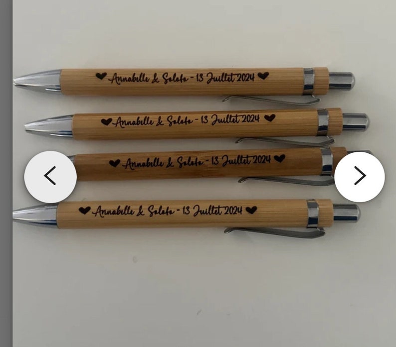 Personalized pen wedding guest gift baptism gift witness gift wedding pen image 8