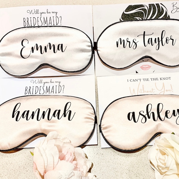 Custom Sleep Mask Etsy