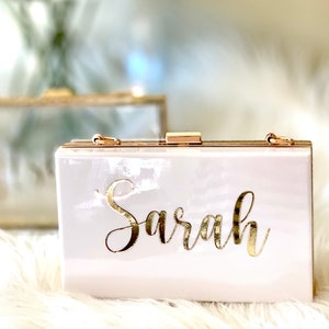 Personalised Bridesmaid Bag| Bridesmaid Gift Ideas| Personalized Gift| Maid Of Honor Matron Of Honor |  Bride Purse Bride Bag For Wedding