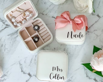 TEEN Girl Gift Teenage Girl Birthday Gift Monogrammed Jewelry Box Personalized Gift for Girls Junior Bridesmaid Gift