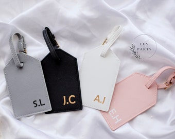 Custom Luggage Tag | Bridesmaid Gifts | Bachelorette Party Gifts | Travel Gifts for Her Christmas Gifts | Personalized Travel Wallet |