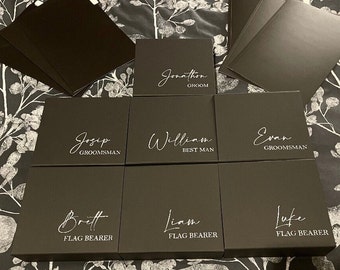 Personalized gift boxes, custom gift boxes, groomsman gift, will you be my boxes, Proposal boxes, Bridesmaids gifts, Empty gift box