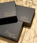 MAGNETIC BLACK Luxury Personalised gift box | Groomsmen Godparents | Bridesmaid | Bridesmaid Proposal | Maid of Honour box