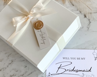 Brautjungfern-Geschenkbox - Brautjungfern-Box-Set - Fragende Brautjungfer - Brautjungfern-Vorschlag - Hochzeitsparty-Geschenke - Werden Sie meine Brautjungfern-Geschenke sein