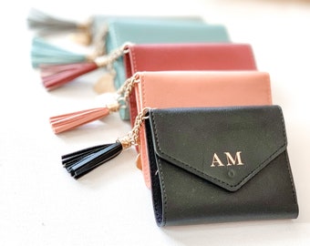 personalised initial purse
